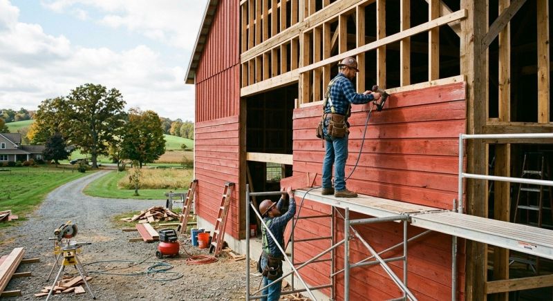 Barn Siding Replacement in Bartow County, GA