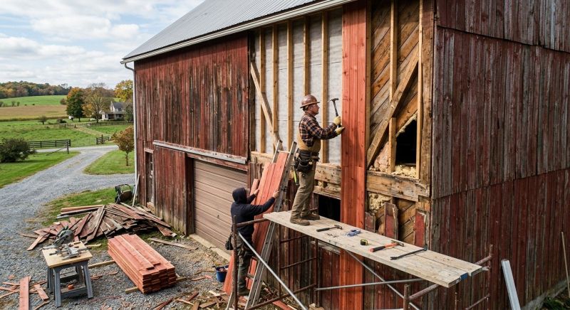 Barn Siding Replacement in Dalton, GA