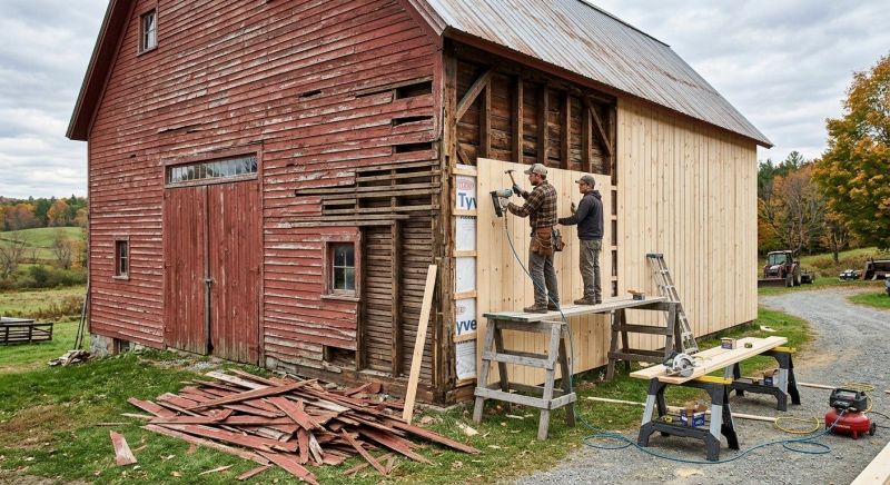 Barn Siding Replacement in Calhoun, GA