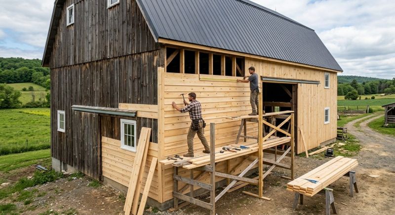 Barn Wood Siding Installation in Calhoun, GA