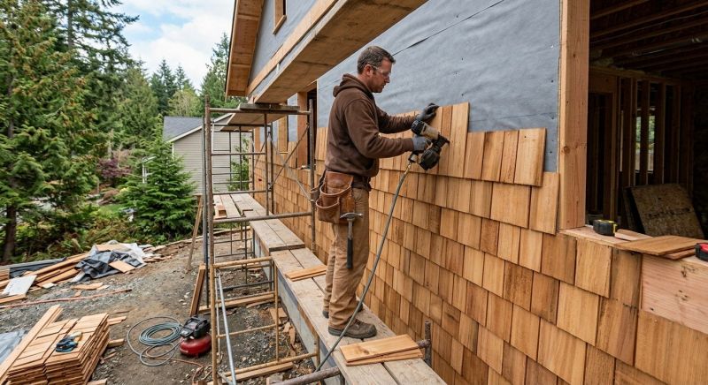 Cedar Siding Installation in Trion, GA