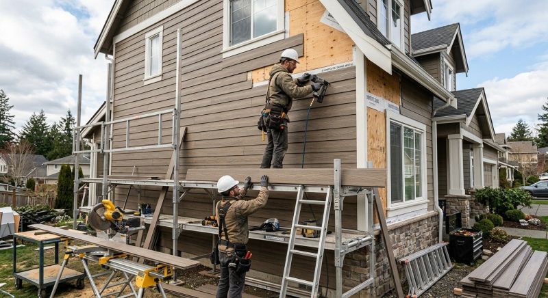 Composite Siding Installation in Dalton, GA
