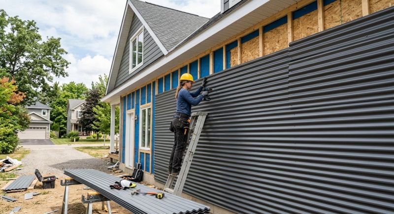 Corrugated Siding Installation in Calhoun, GA