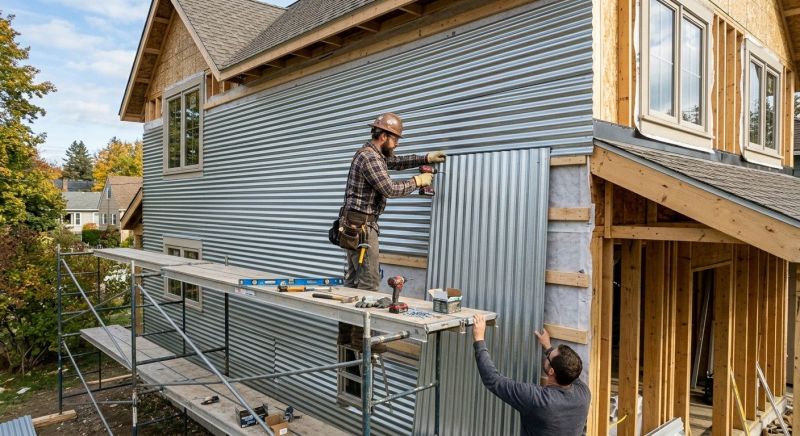 Corrugated Siding Installation in Calhoun, GA