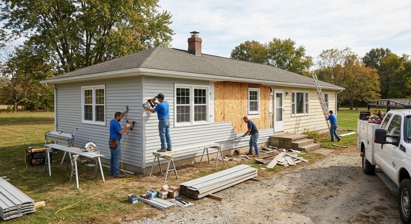 Damaged Siding Replacement in Calhoun, GA
