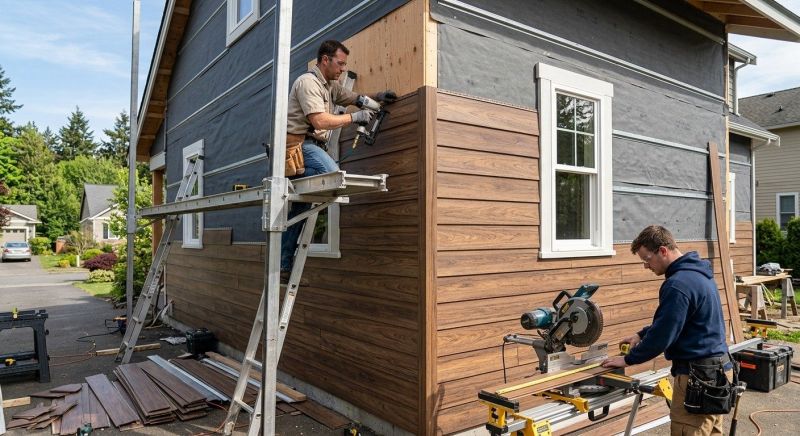 Faux Wood Siding Installation in Pickens County, GA