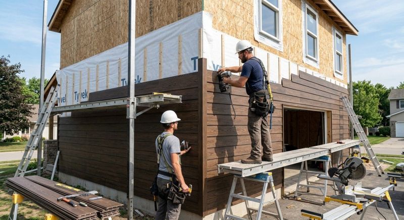 Faux Wood Siding Installation in Trion, GA