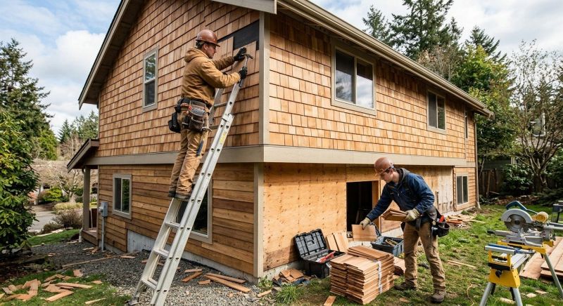 Hardwood Siding Installation in Adairsville, GA