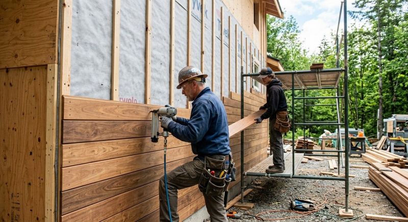 Hardwood Siding Installation in Rome, GA