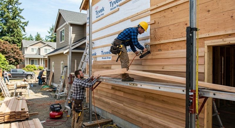 Hardwood Siding Installation in Sugar Valley, GA