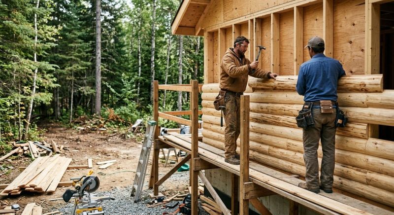 Log Siding Installation in Bartow County, GA