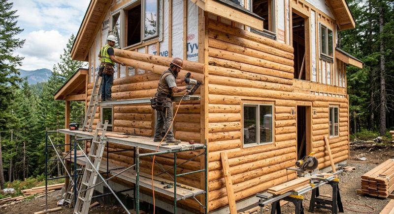 Log Siding Installation in Dalton, GA