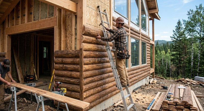 Log Siding Installation in Fairmount, GA