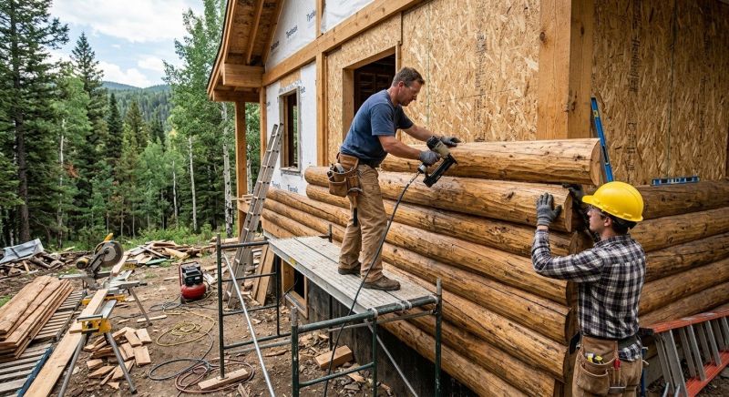 Log Siding Installation in Trion, GA