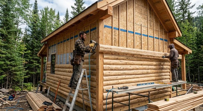 Log Siding Replacement in Calhoun, GA