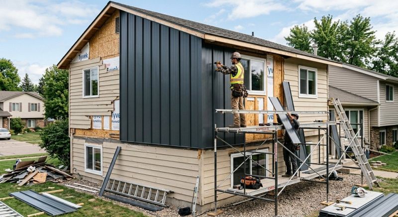 Sheet Metal Siding Replacement in Calhoun, GA