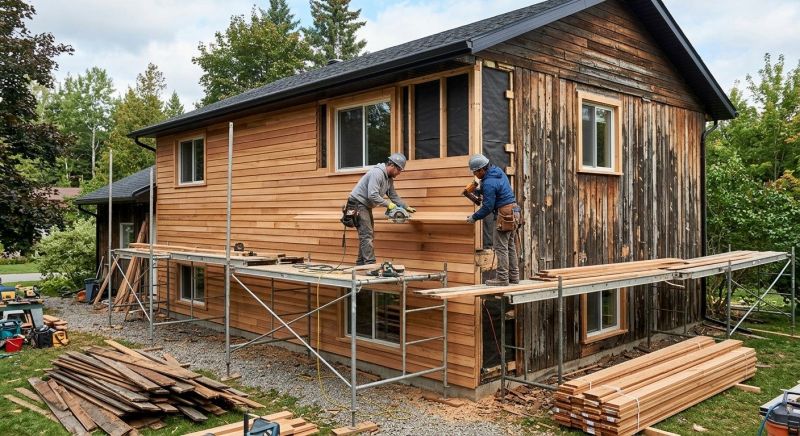 Wood Cladding Installation in Summerville, GA